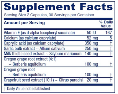 CandidaStat 60 caps Curated Wellness