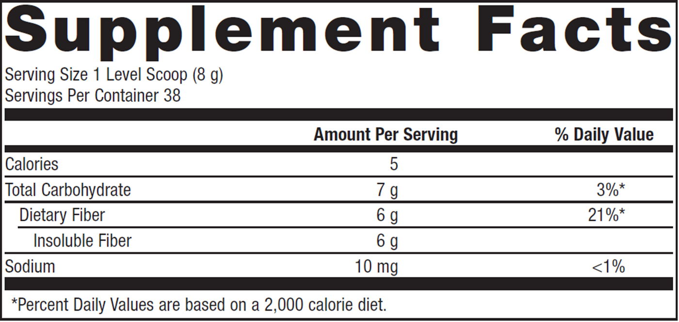 MetaFiber Powder ings Curated Wellness