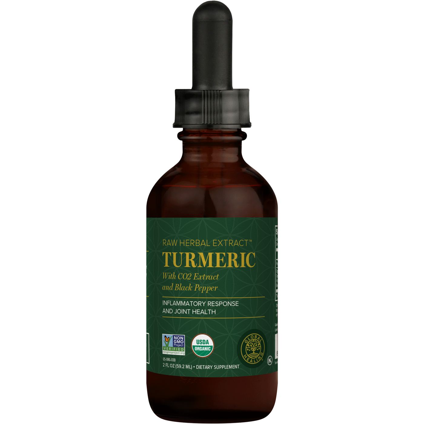 Turmeric Raw Herbal Extract  liquid Curated Wellness