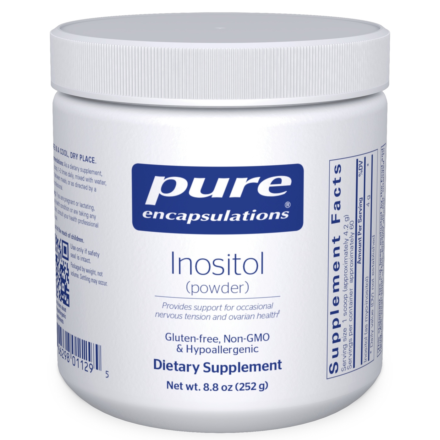 Inositol (powder) 252 gms Curated Wellness