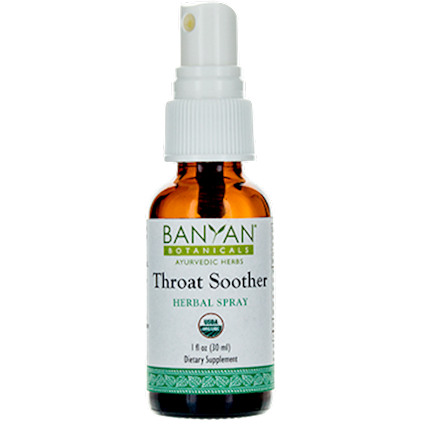 Throat Soother Spray, Organic 1 fl oz Curated Wellness