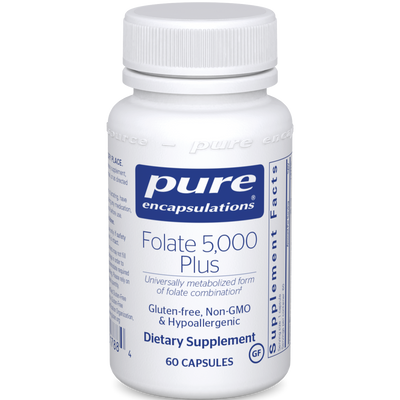 Folate 5,000 Plus 60 caps Curated Wellness