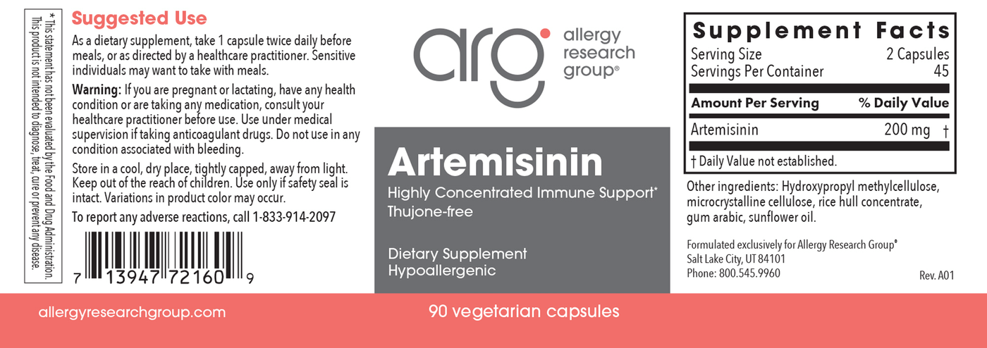 Artemisinin 100 mg  Curated Wellness