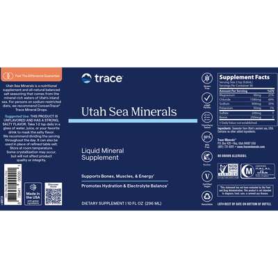 Utah Sea Minerals 10oz Curated Wellness