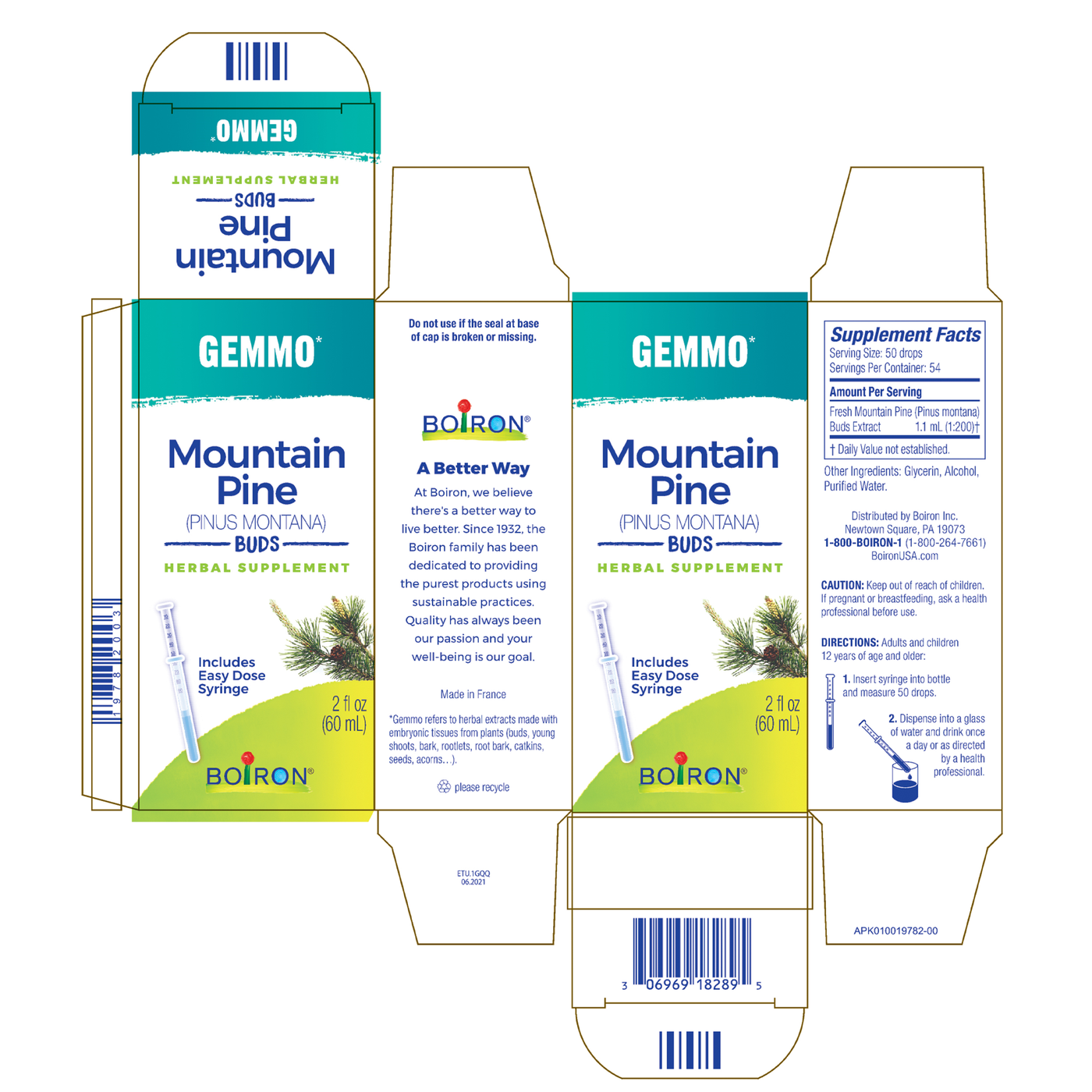 Gemmo Mountain Pine Buds 2 fl oz Curated Wellness