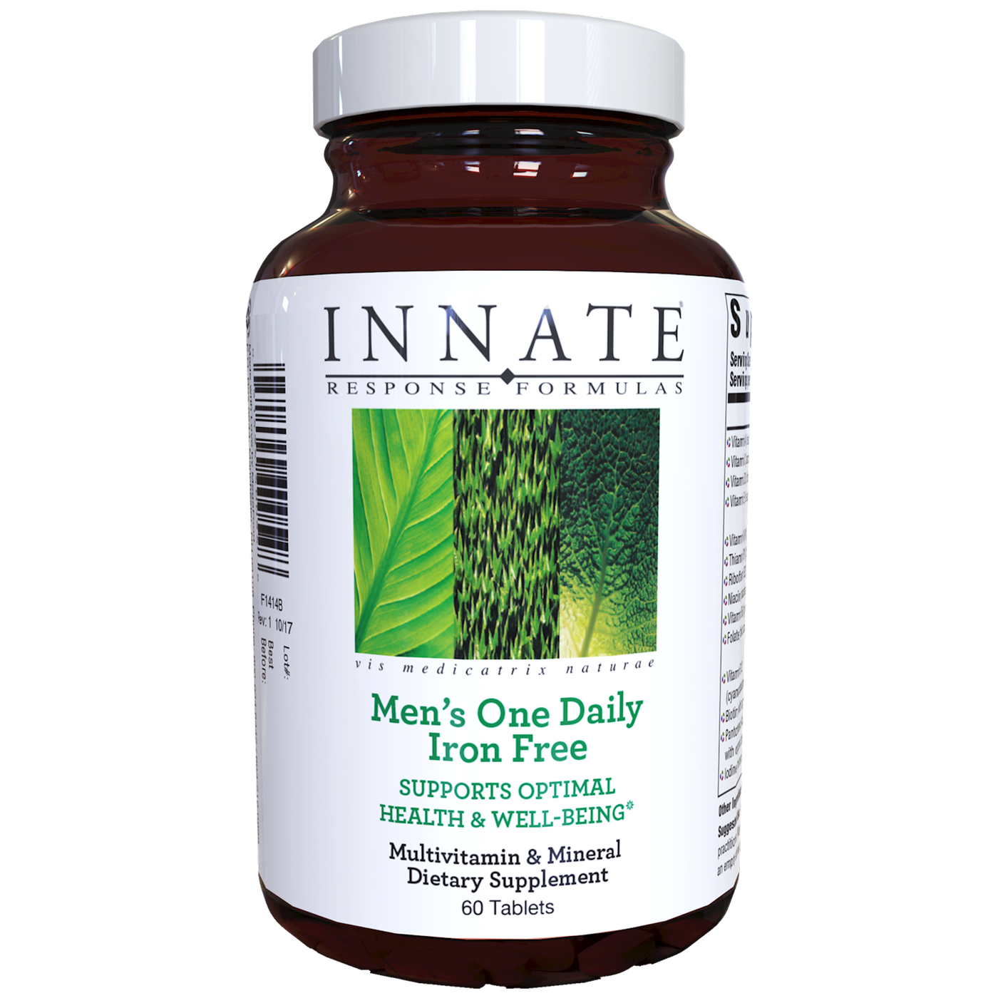 Men's One Daily Iron Free 60 tabs Curated Wellness