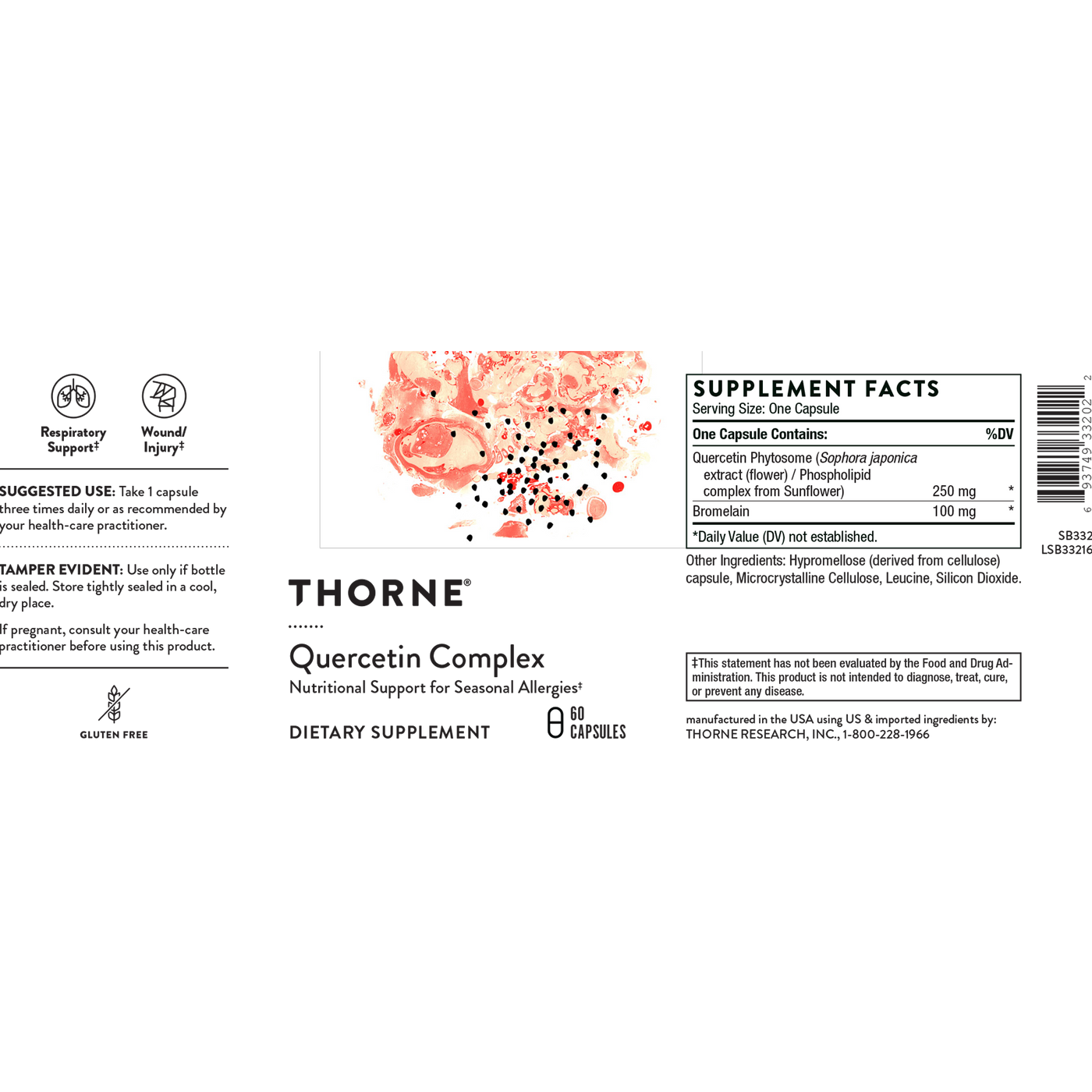 Quercetin Complex 60 caps Curated Wellness