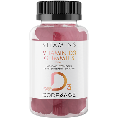 Vitamin D3 5000IU Gummies 60 count Curated Wellness