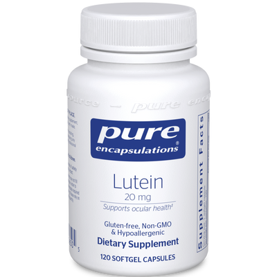 Lutein 20 mg 120 gels Curated Wellness