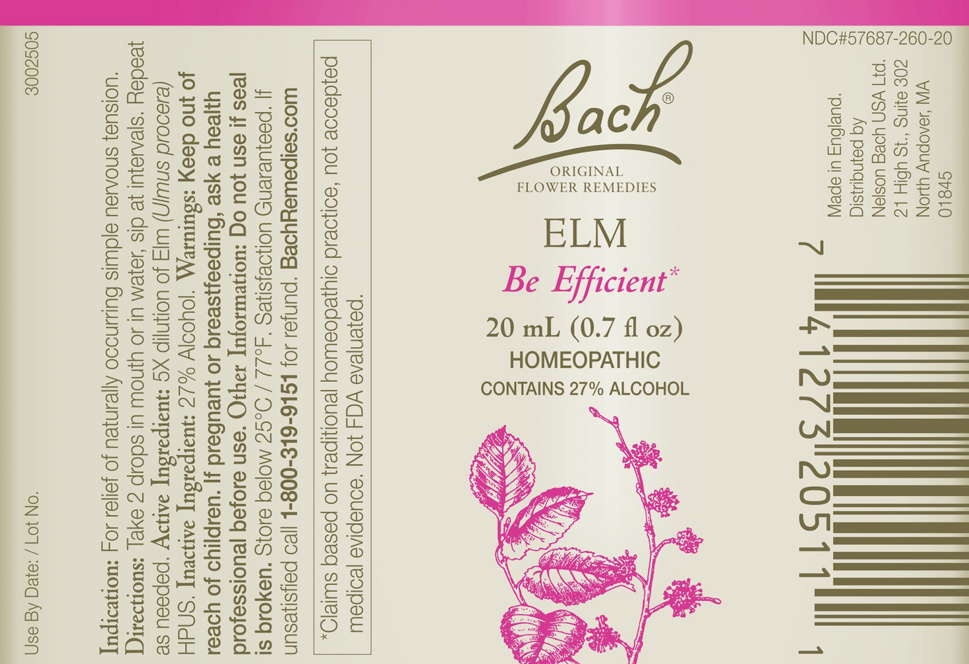 Elm Flower Essence  Curated Wellness