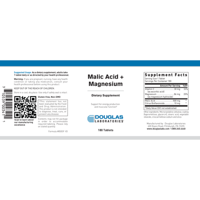 Malic Acid & Magnesium  Curated Wellness