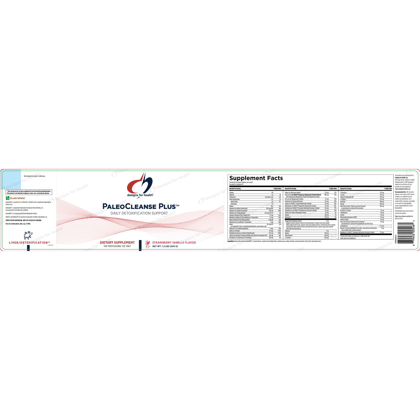 PaleoCleanse Plus 540g Curated Wellness