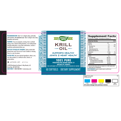 Krill Oil 500 mg 60 gels Curated Wellness