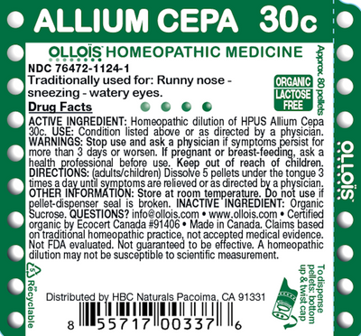 Allium Cepa 30C Pellets, 80ct Curated Wellness