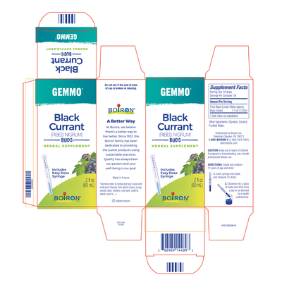 Gemmo Black Currant Buds 2 fl oz Curated Wellness