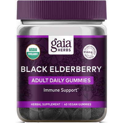 Black Elderberry Adult Daily 40 gummies Curated Wellness
