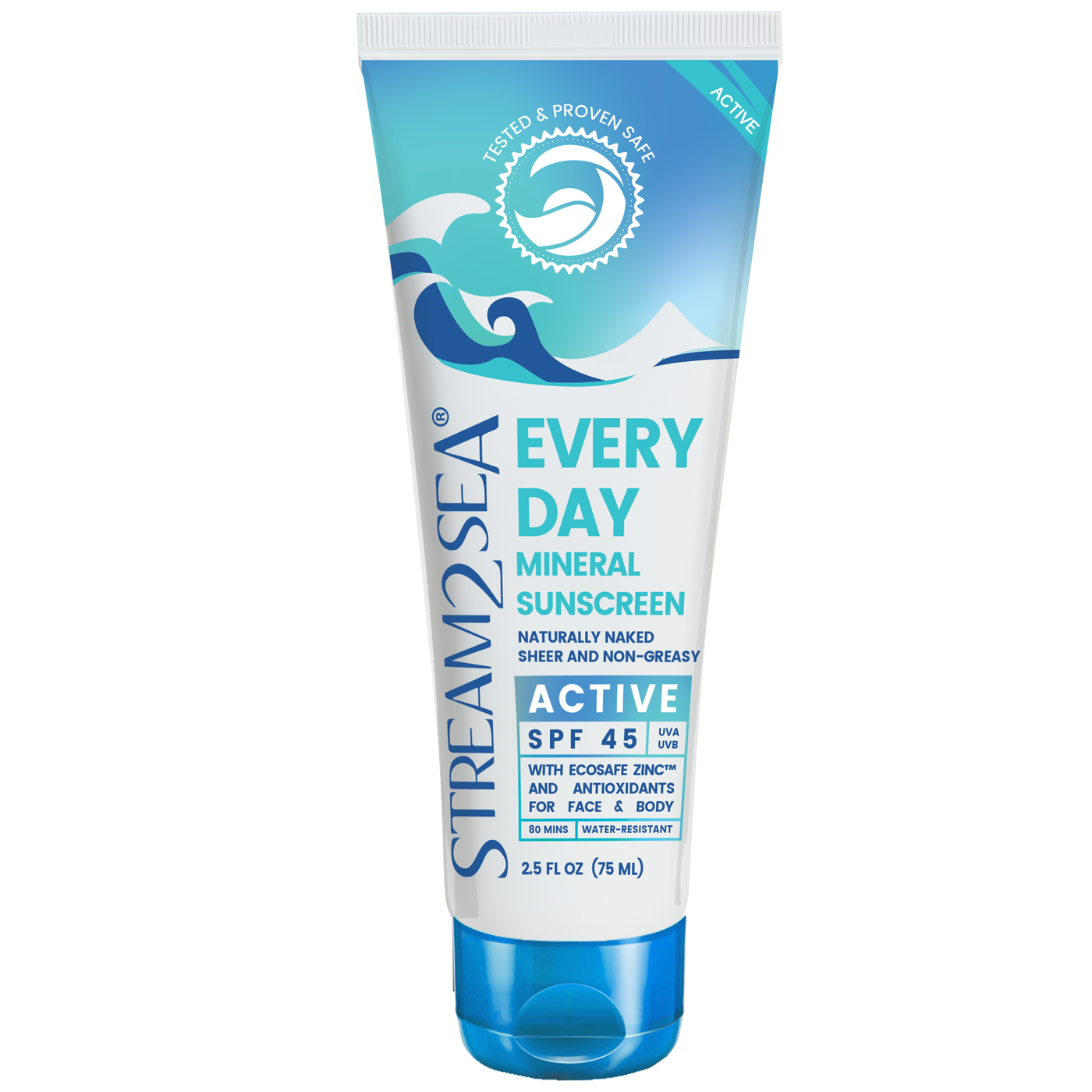 Mineral Sunscreen - Active 2.5 fl oz Curated Wellness