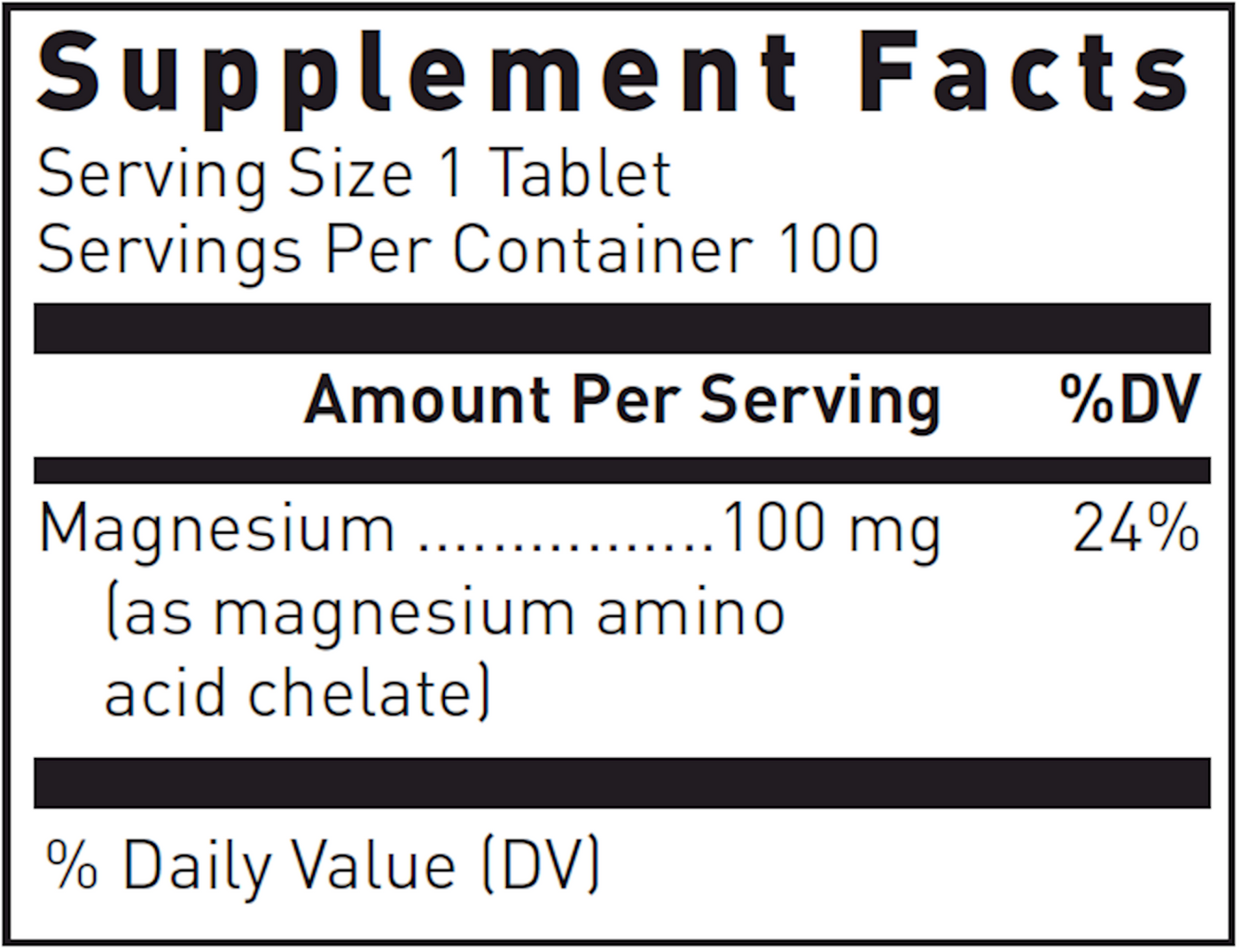 Chelated Magnesium  Curated Wellness