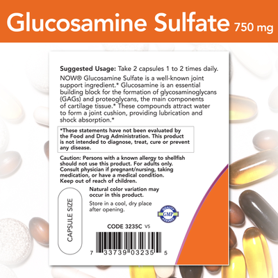 Glucosamine Sulfate 750 mg  Curated Wellness