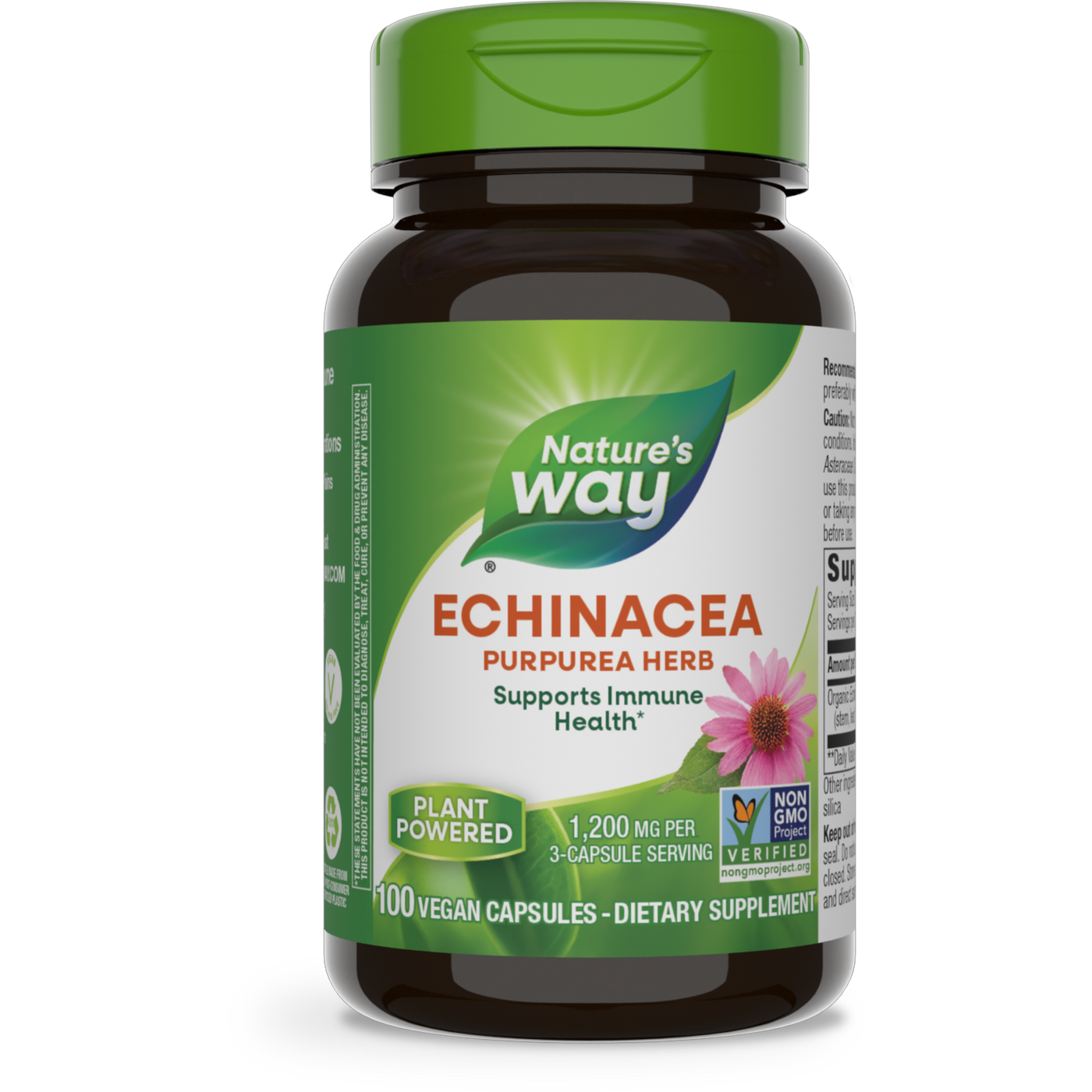 Echinacea Purpurea Herb 100 caps Curated Wellness