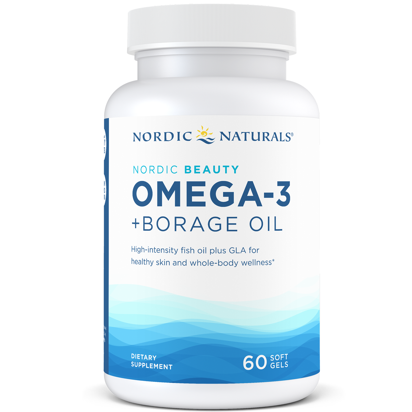 Nordic Beauty Omega-3 +Borage Oil 60gels Curated Wellness