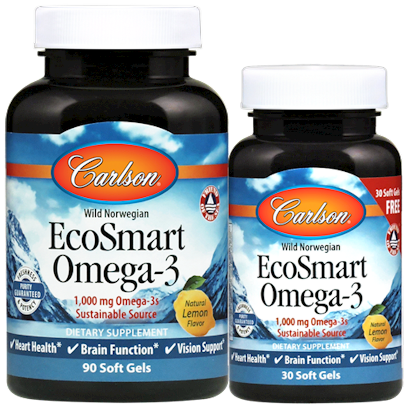 EcoSmart 90+30 softgels Curated Wellness