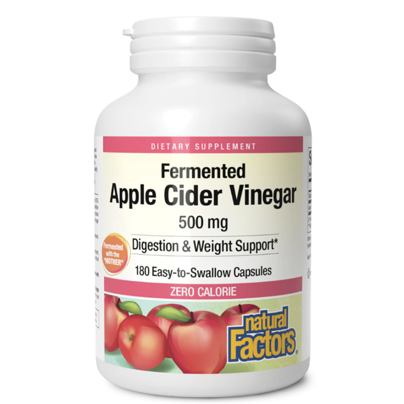 Apple Cider Vinegar 500 mg  Curated Wellness