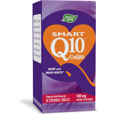 SMART Q10 CoQ10 Orange 100 mg 30 chew Curated Wellness