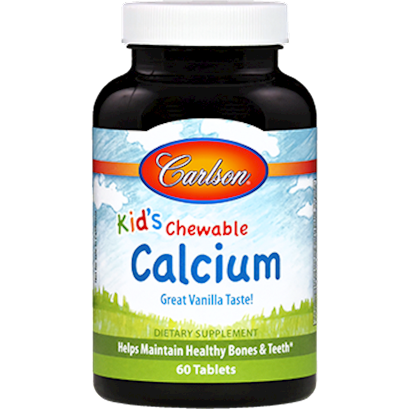 Kid's Chewable Calcium Citrate 60 tabs Curated Wellness