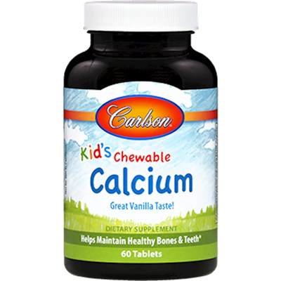 Kid's Chewable Calcium Citrate 60 tabs Curated Wellness