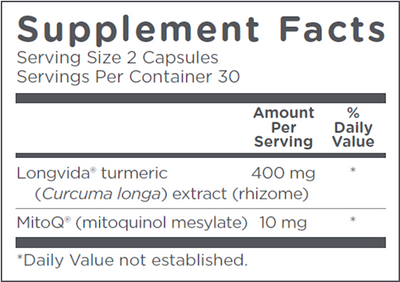 MitoQ + Curcumin  Curated Wellness
