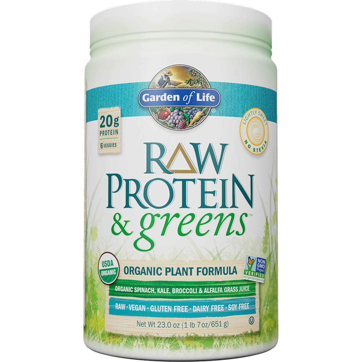 RAW Protein and Greens Lightly Sw  Curated Wellness