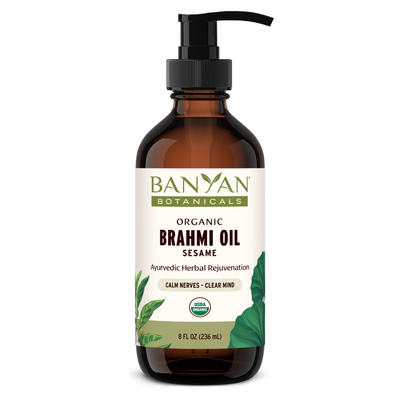 Brahmi Oil Sesame 8 fl oz Curated Wellness