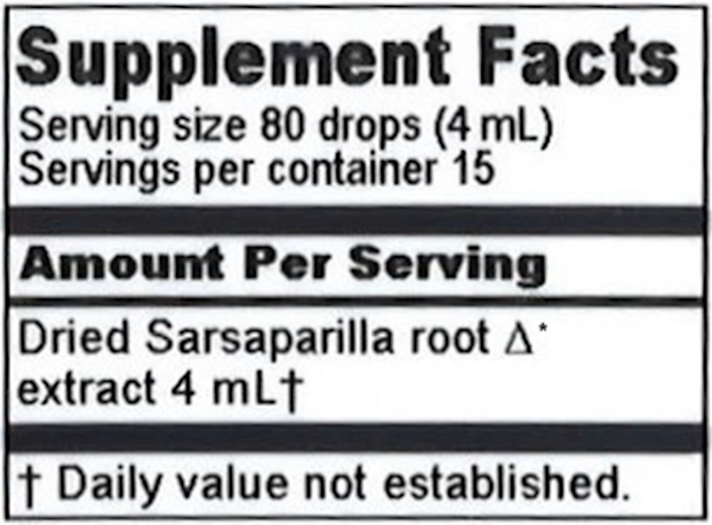Sarsaparilla Extract  Curated Wellness
