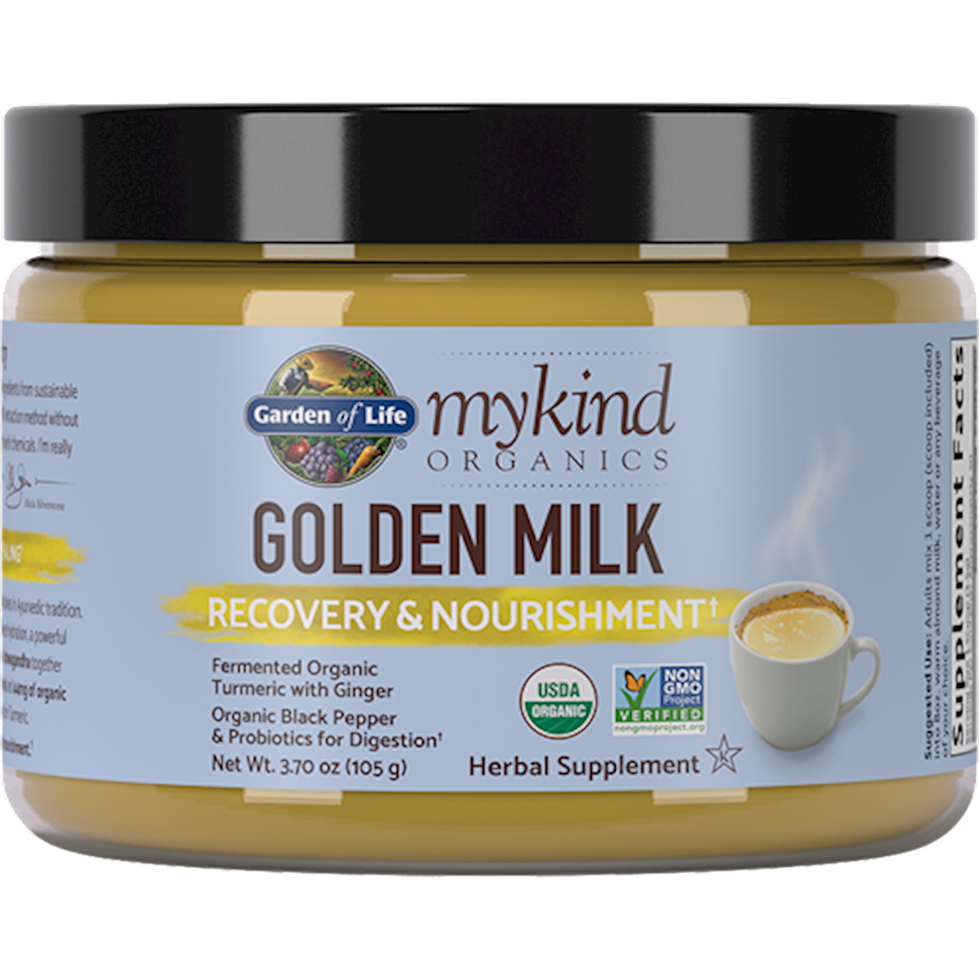 MyKind Organics Golden Milk 3.70 oz Curated Wellness
