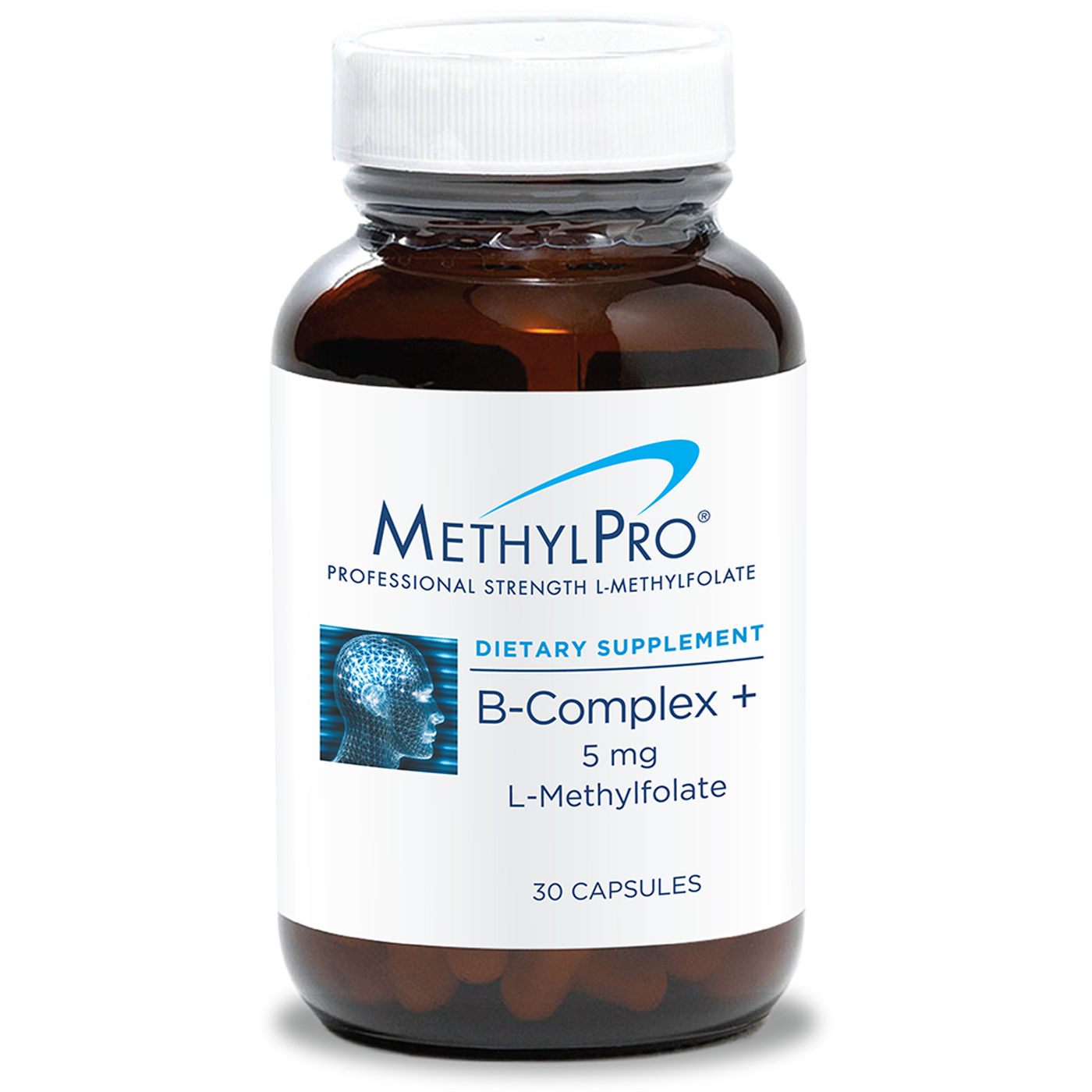 B-Complex + 5 mg L-Methylfolate  Curated Wellness