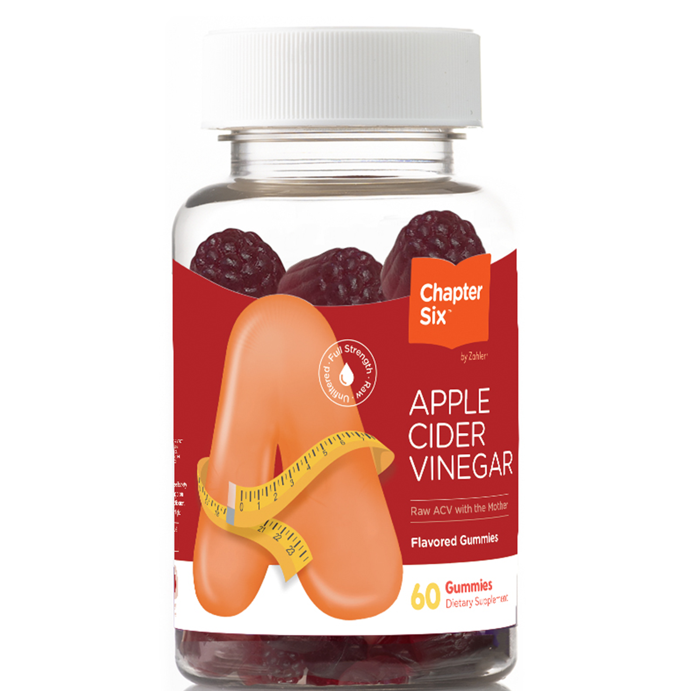 Apple Cider Vinegar Gummies 60 ct Curated Wellness