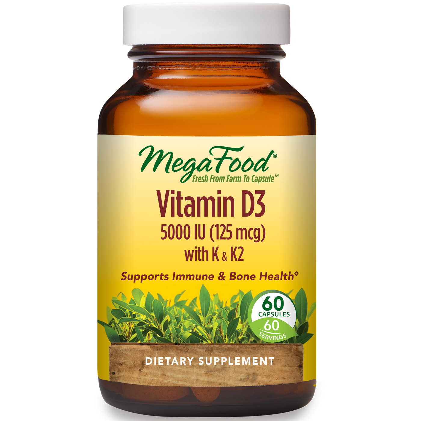 Vitamin D3 5000 IU (125 mcg)  Curated Wellness