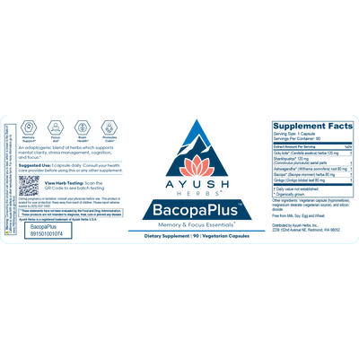 Bacopa Plus  Curated Wellness