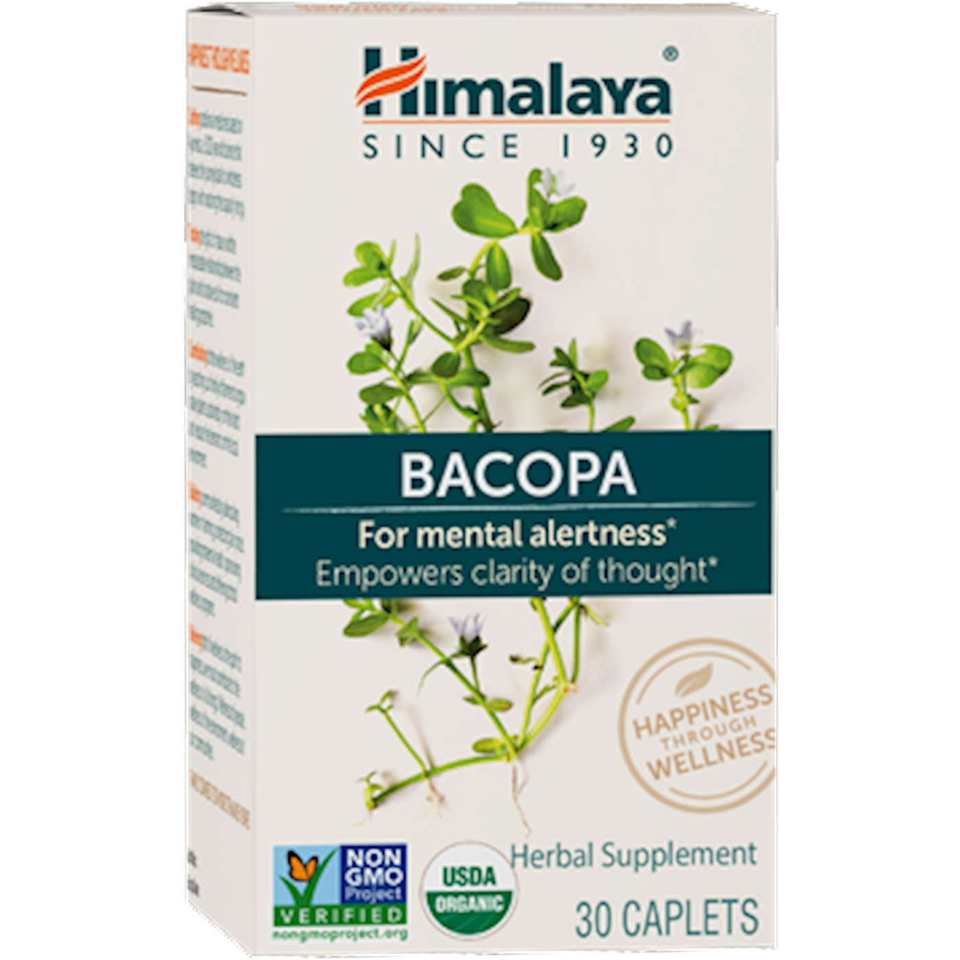Bacopa 30 caplets Curated Wellness