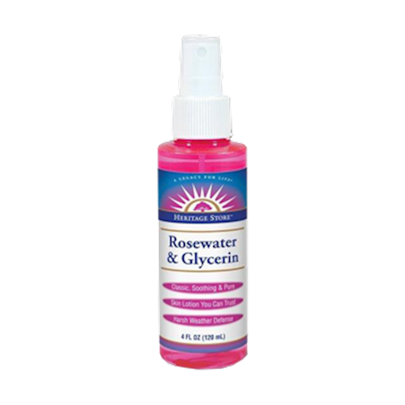 Rosewater & Glycerin w/atomizer 4 fl oz Curated Wellness