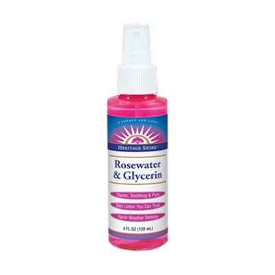 Rosewater & Glycerin w/atomizer 4 fl oz Curated Wellness