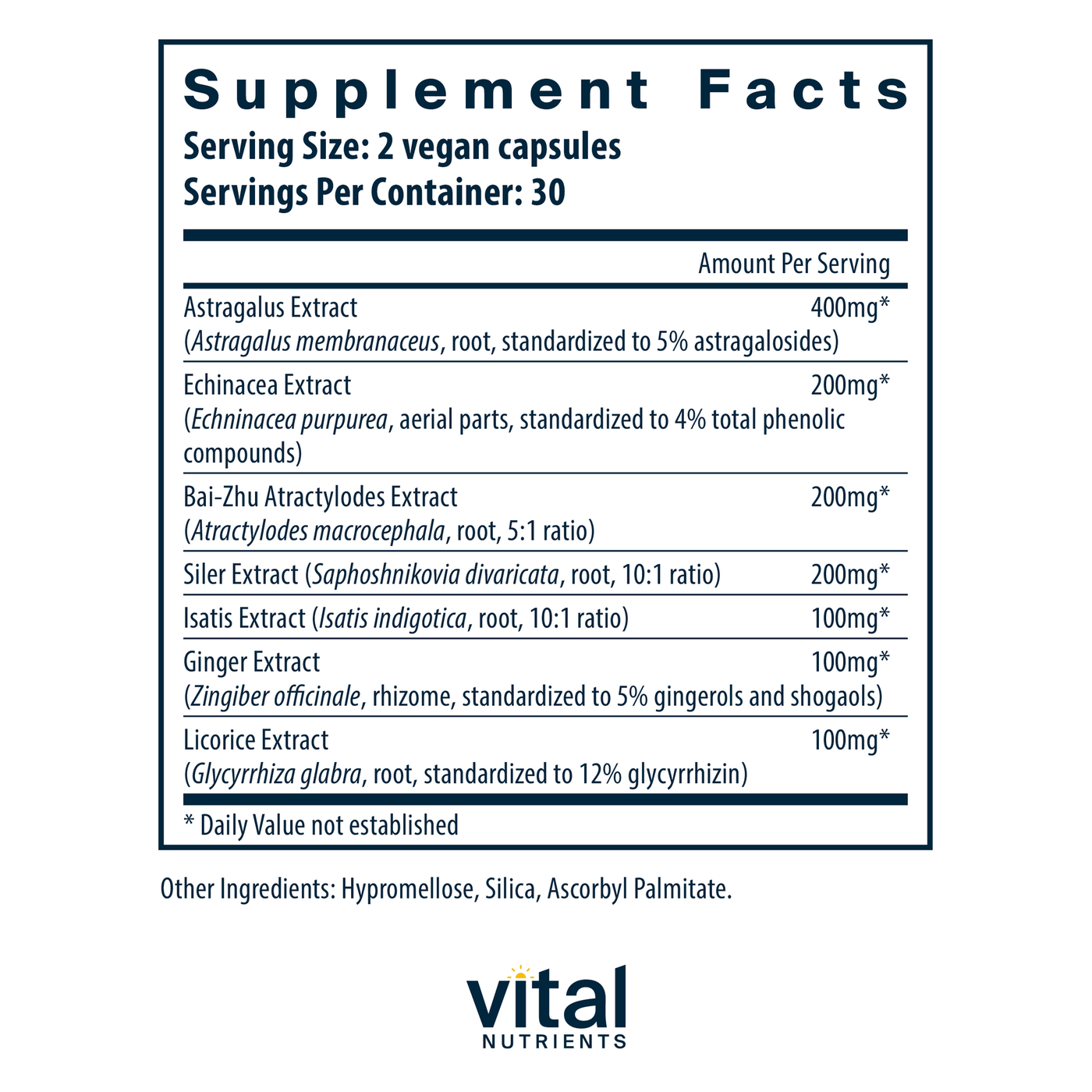 Immune Support 60c Curated Wellness