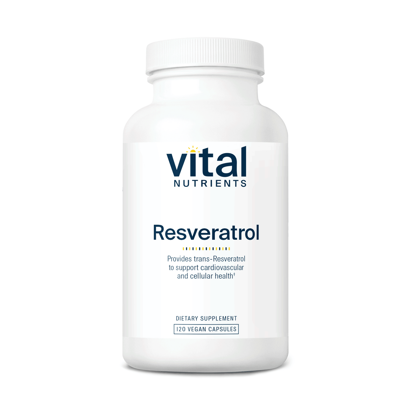 Resveratrol 500mg 120 vcaps Curated Wellness