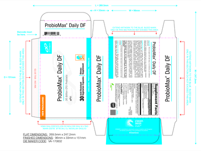 ProbioMax Daily DF 30 Capsules Curated Wellness