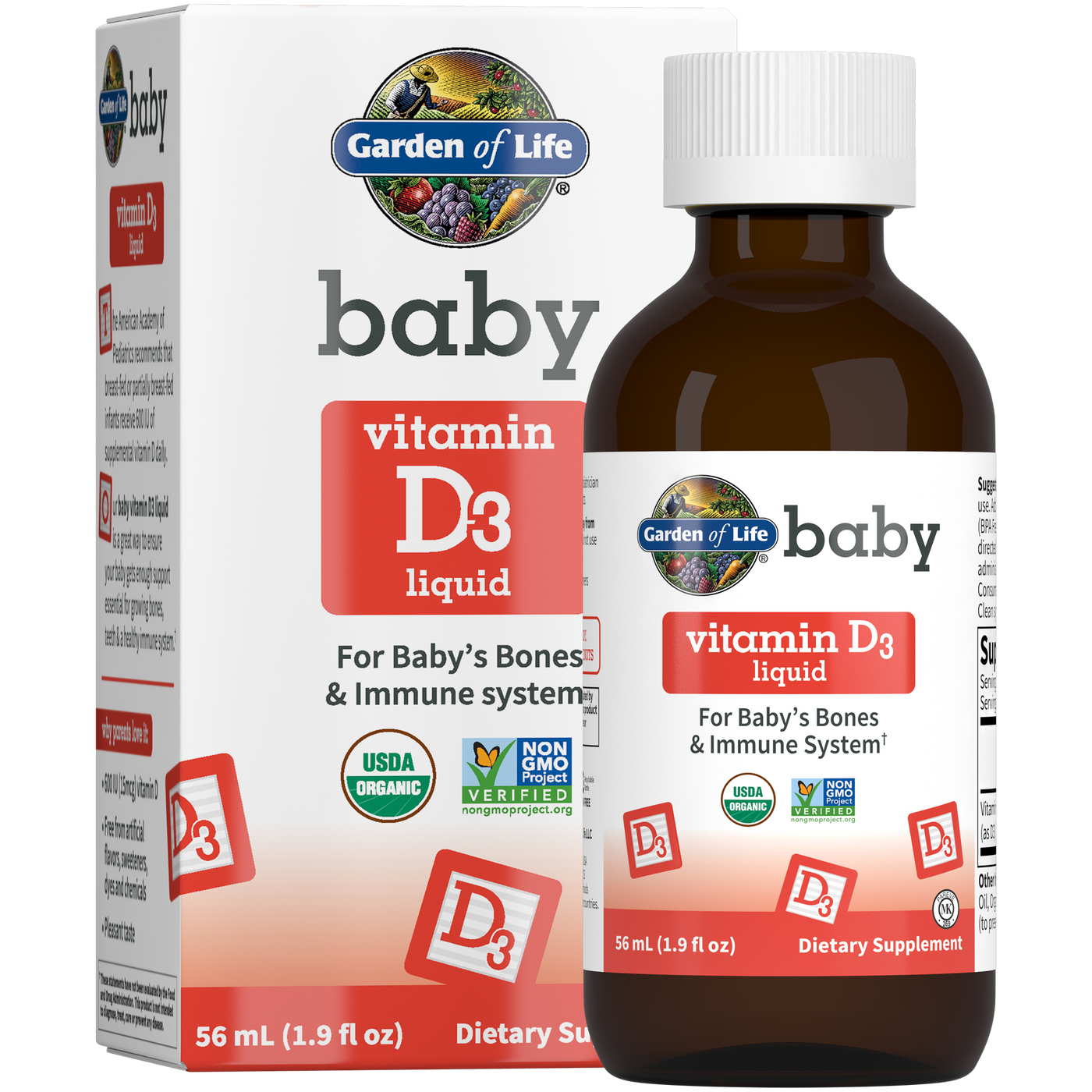 Baby Vitamin D3 1.9 fl oz Curated Wellness