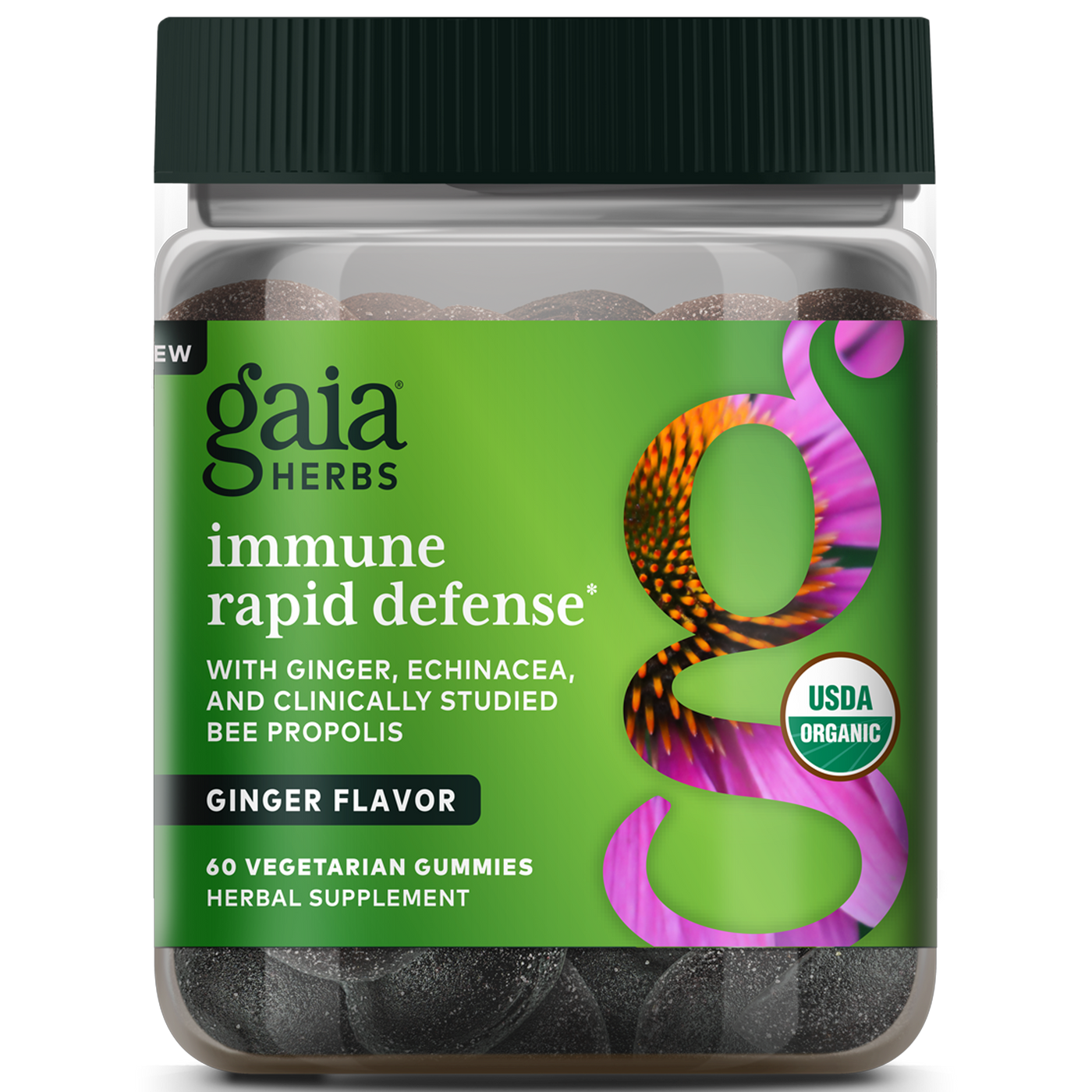 Immune Rapid Defense Gummies 60 ct Curated Wellness