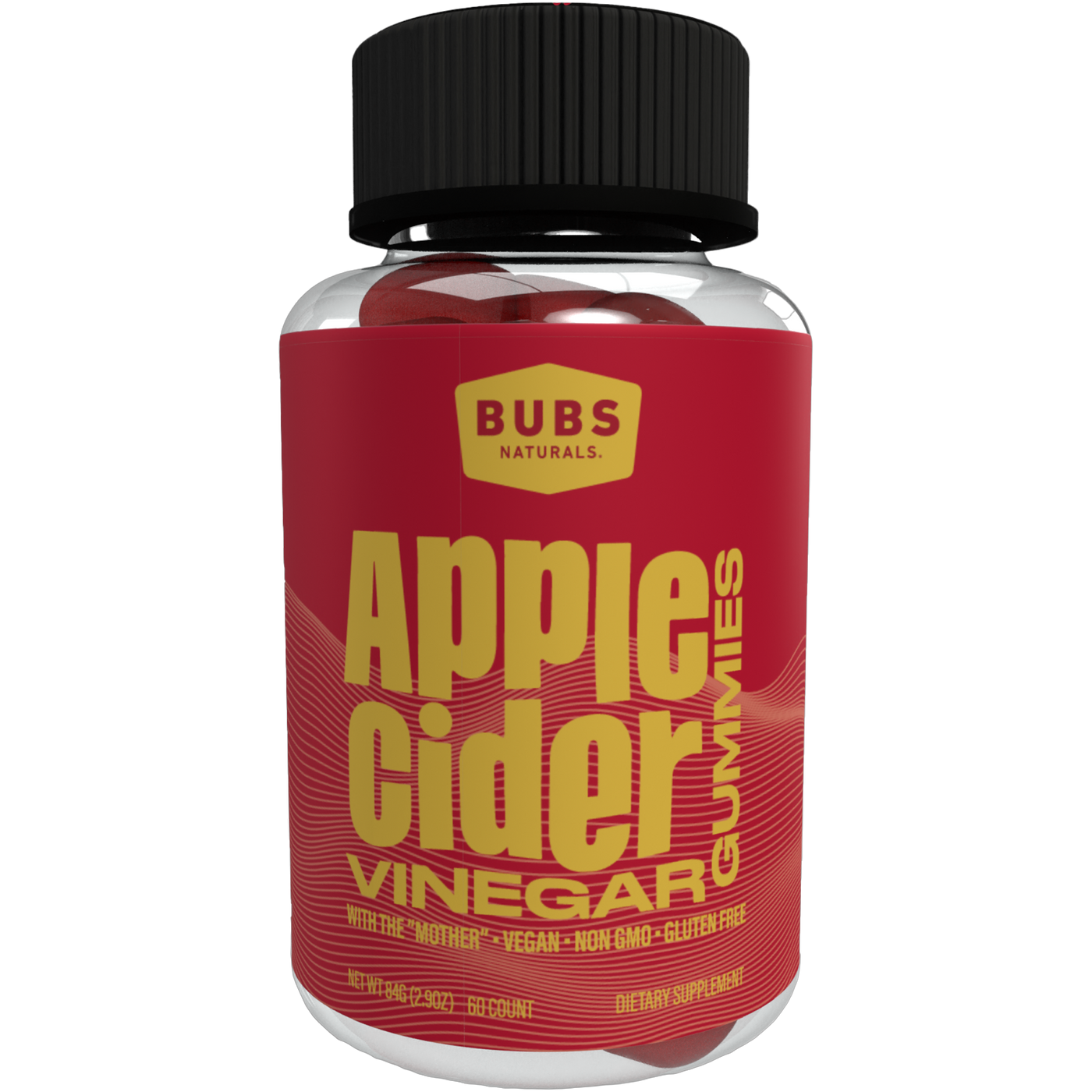 Apple Cider Vinegar Gummies 60 gummies Curated Wellness