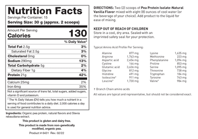 Pea Protein Isolate