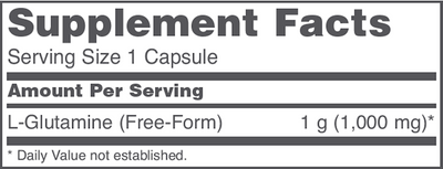 L-Glutamine 1000 mg  Curated Wellness